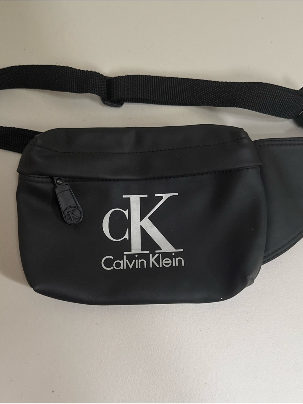 Vintage Calvin Klein Black Logo Waist Bag Fanny pack